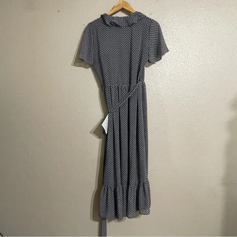 Michael Michael Kors‎ Wrap Dress Ruffle Midi Dress